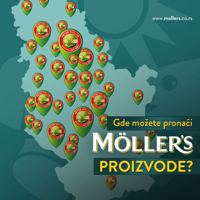 Gde u Srbiji možete kupiti Möller's proizvode?